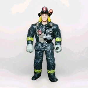 Chap Mei Fire Squad Fireman Firefighter 4" Action Figure